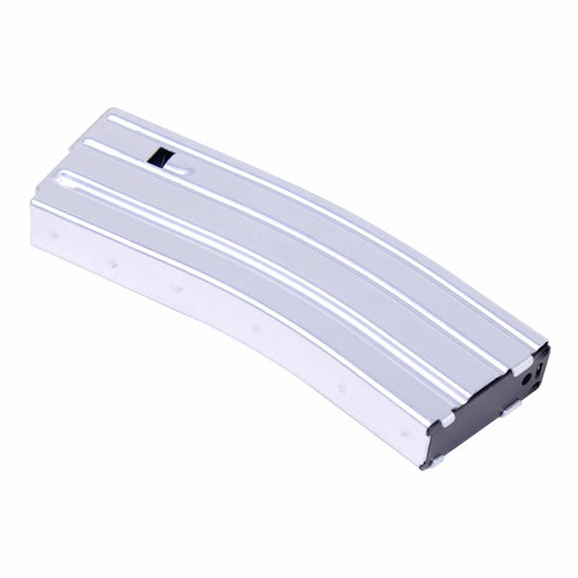 AR 5.56 CAL ALUMINUM 30 RND MAG WITH ANTI - TILT FOLLOWER (ANODIZED CLEAR) - 1838 TAC SUPPLY LLC