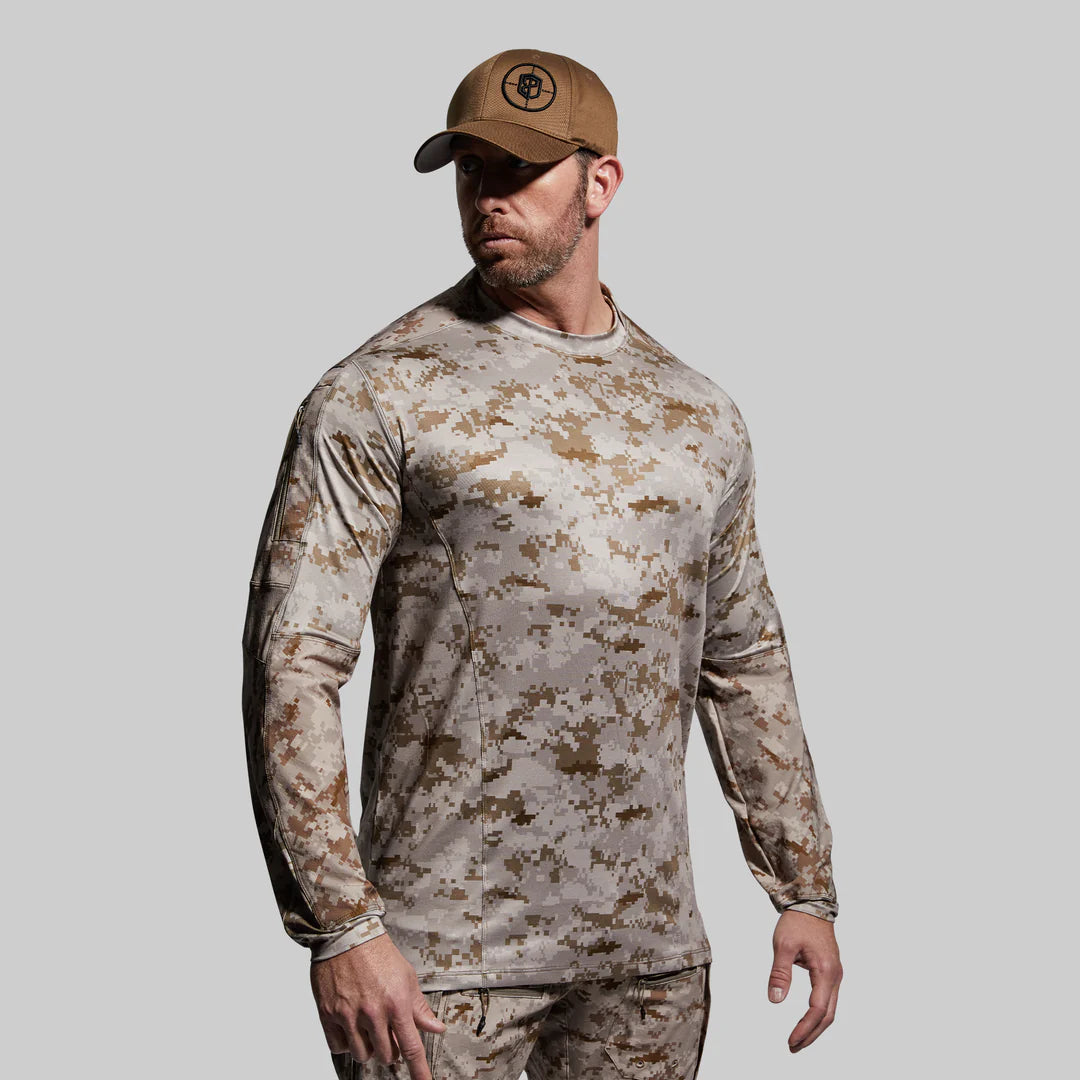 LONG SLEEVE OP TOP - A0R1 CAMO