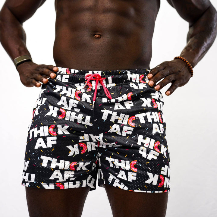 THICK AF MEN'S MESH LIFESTYLE SHORTS | 5"