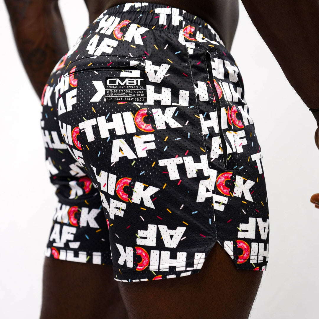 THICK AF MEN'S MESH LIFESTYLE SHORTS | 5"