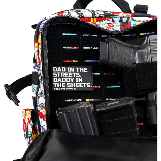 DAD IN THE STREET. DADDY IN THE SHEETS. PVC PATCH - 1838 TAC SUPPLY LLC