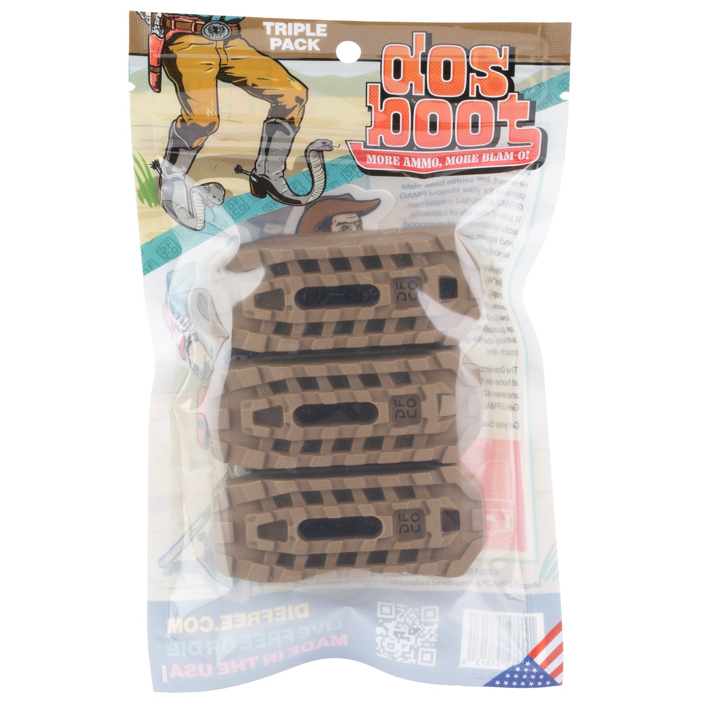3 PACK DOS BOOT MAG EXTENSION +2