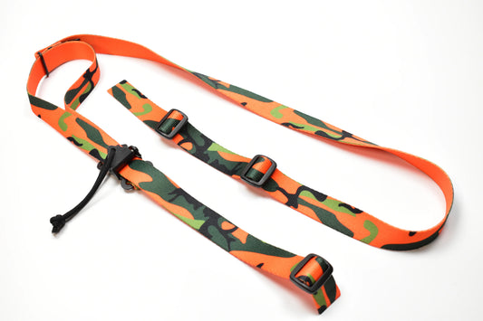 BLAZE ORANGE CAMO RIFLE SLING