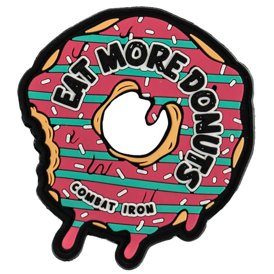 EAT MORE DONUTS PVC PATCH - 1838 TAC SUPPLY LLC