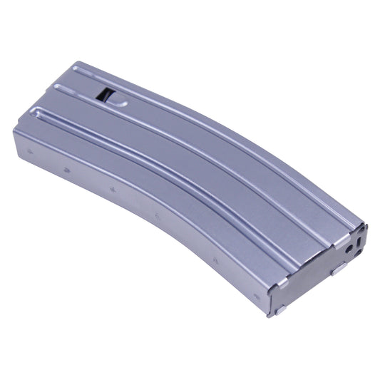 AR 5.56 CAL ALUMINUM 30 RND MAG WITH ANTI - TILT FOLLOWER (ANODIZED GREY) - 1838 TAC SUPPLY LLC