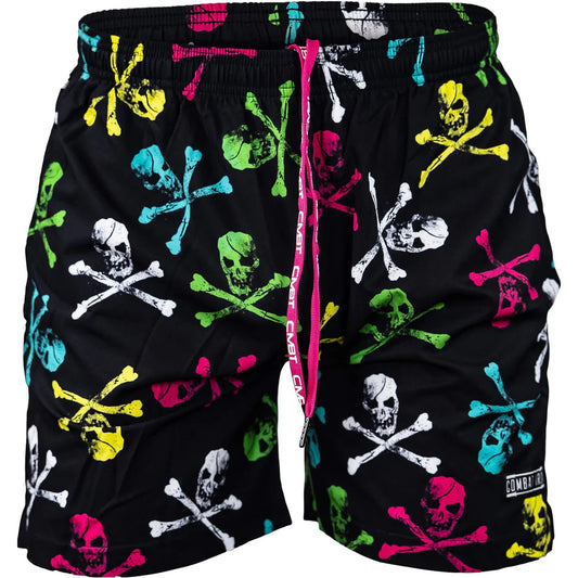 NEON SKULLS MEN'S PERFORMANCE TRAINING SHORTS V3 | 5.5"