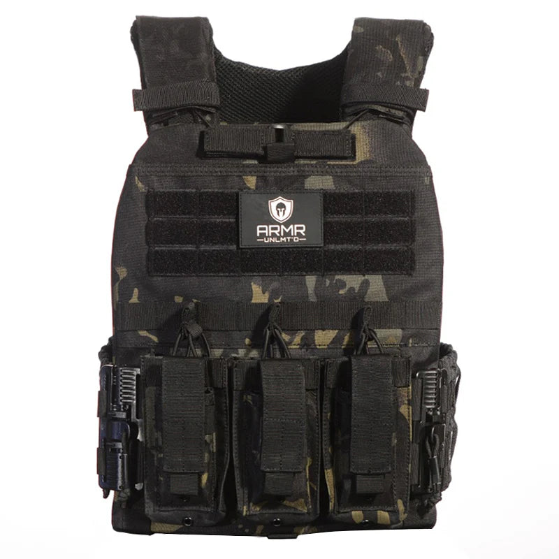 PATRIOT 2 -BLACK CAMO-QUICK RELEASE OUTER CARRIER