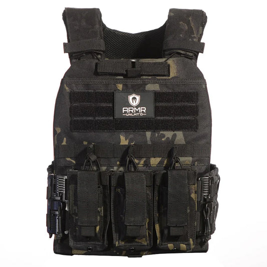 PATRIOT 2 -BLACK CAMO-QUICK RELEASE OUTER CARRIER