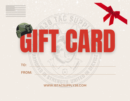 1838 TAC SUPPLY GIFT CARD