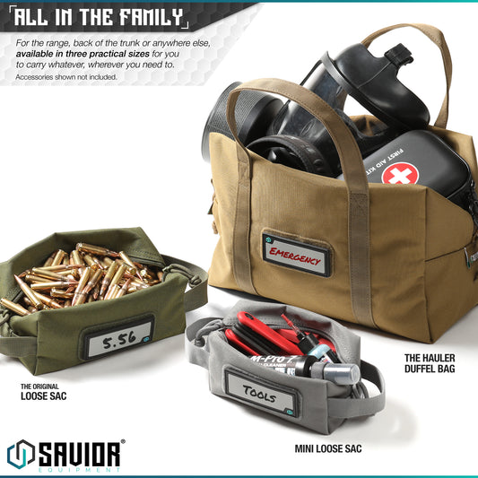 OBSIDIAN BLACK MINI HAULER - 2 PACK - 1838 TAC SUPPLY LLC