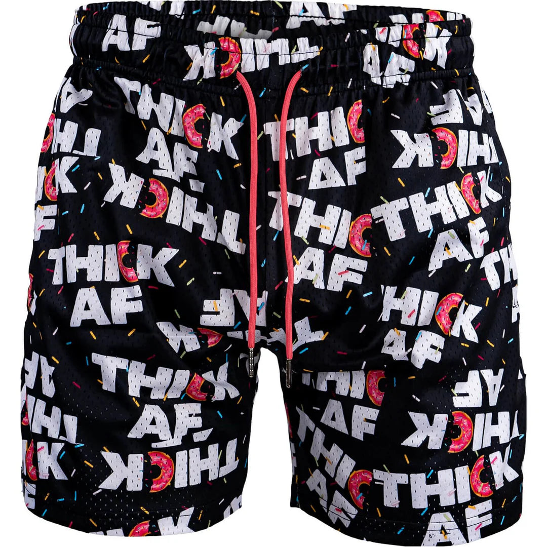 THICK AF MEN'S MESH LIFESTYLE SHORTS | 5"