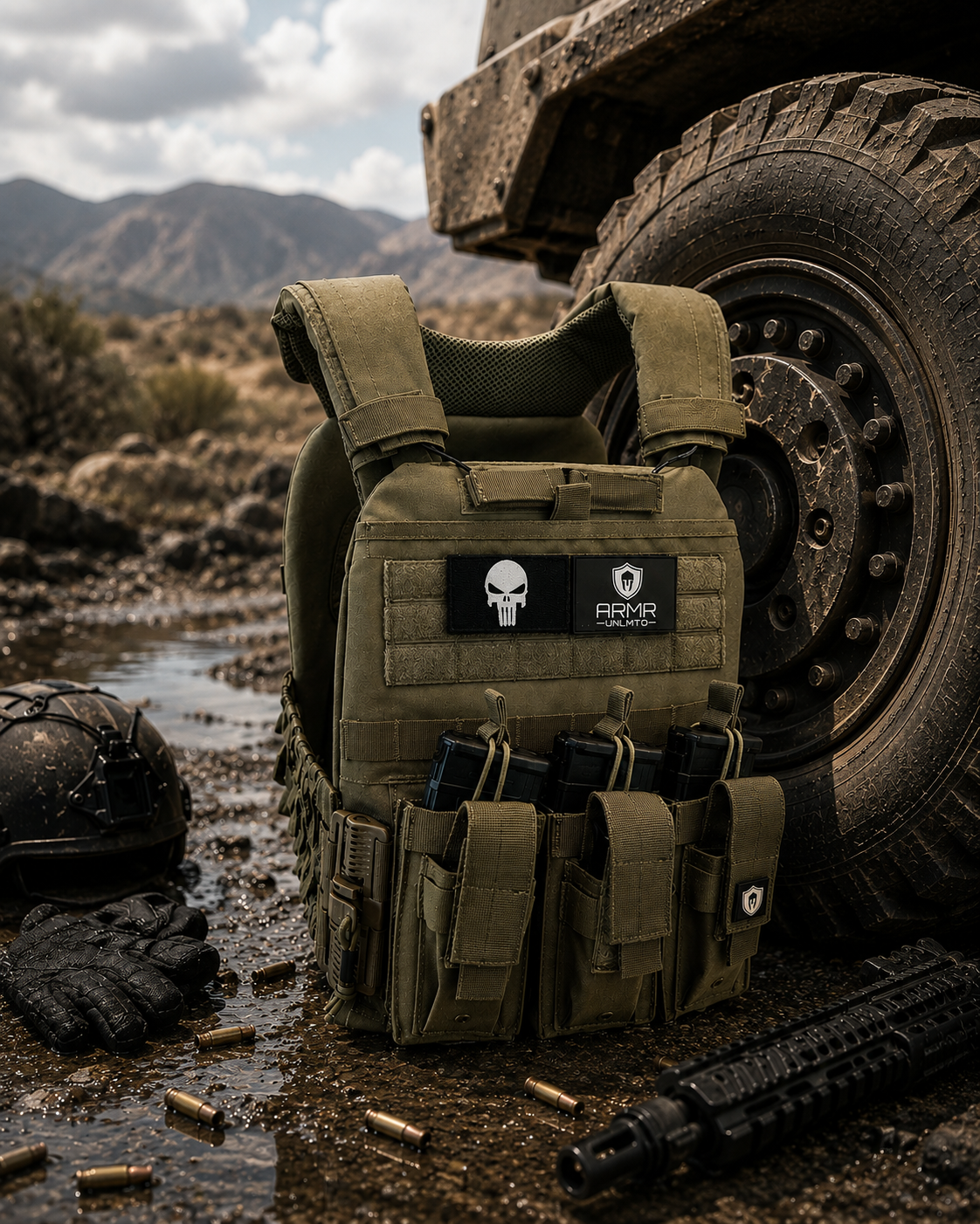 PATRIOT 2 -OD GREEN-QUICK RELEASE OUTER CARRIER