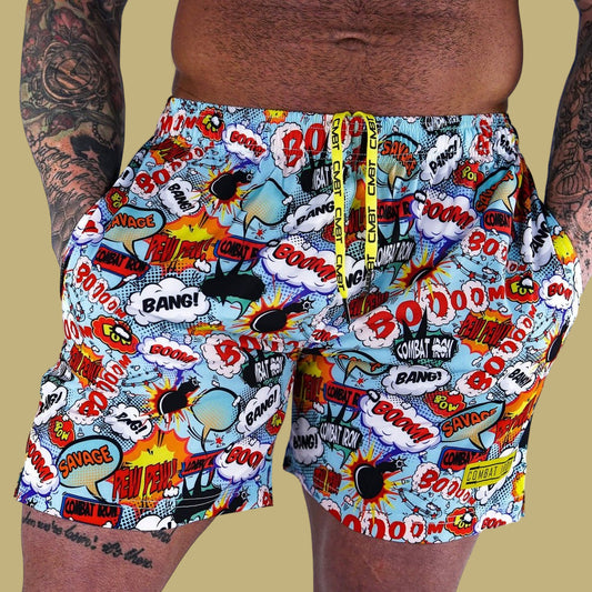 COMIC BOOK MEN'S PERFORMANCE TRAINING SHORTS V3 | 5.5" - 1838 TAC SUPPLY LLC