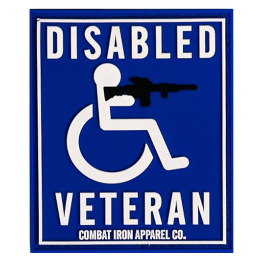 DISABLED VETERAN HANDICAP PVC PATCH - 1838 TAC SUPPLY LLC