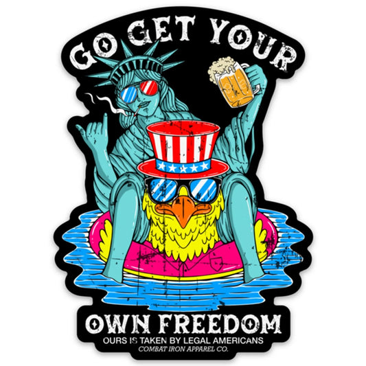 GO GET YOUR OWN FREEDOM PVC PATCH - 1838 TAC SUPPLY LLC