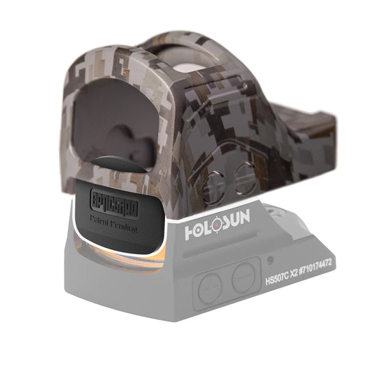 GUNMETAL CAMO COVER FOR HOLOSUN 507C - X2/407C - X2 - 1838 TAC SUPPLY LLC