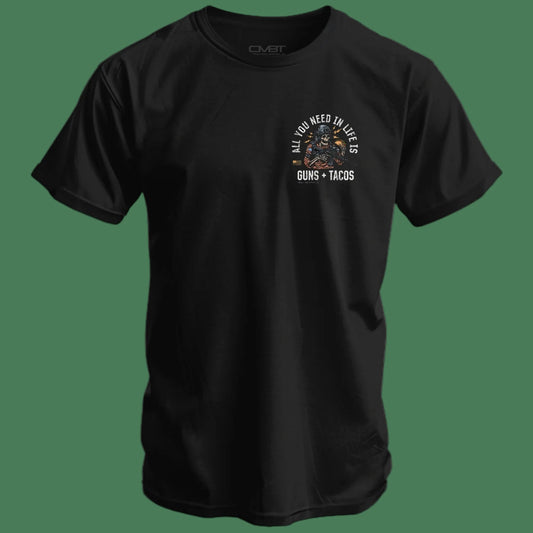 ALL YOU NEED IN LIFE TACOS MEN'S T - SHIRT - 1838 TAC SUPPLY LLC