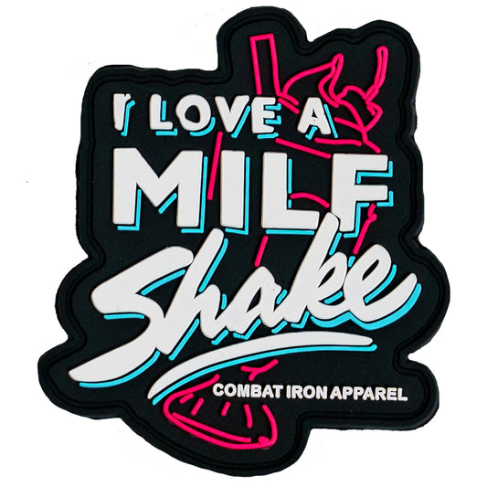I LOVE A MILF SHAKE PVC PATCH - 1838 TAC SUPPLY LLC