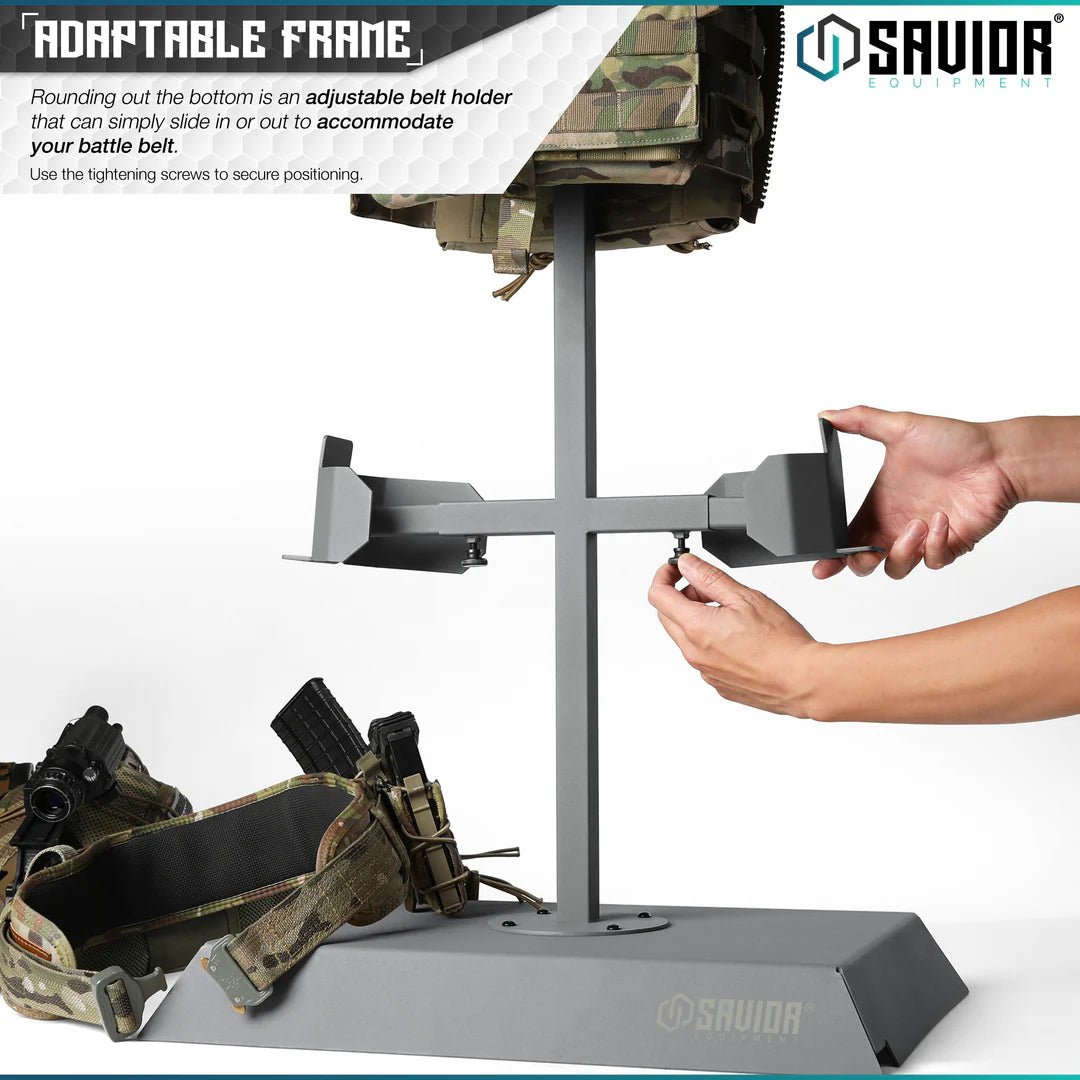 SW GRAY H.A.B RACK - TACTICAL GEAR STAND - 1838 TAC SUPPLY LLC