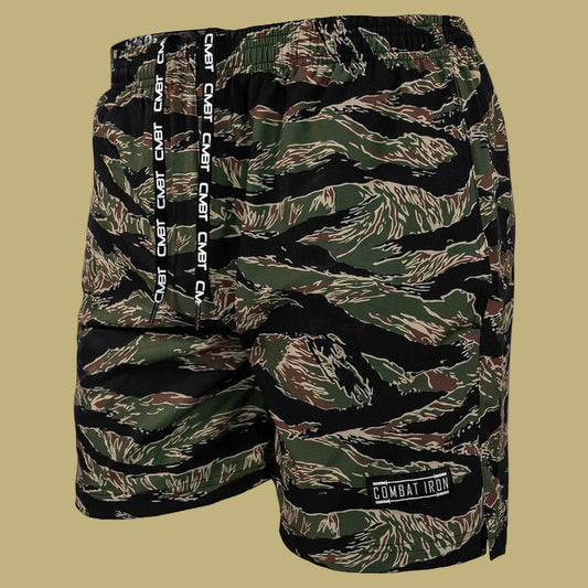 MEN'S PERFORMANCE TRAINING SHORTS V3 | 5.5" TIGER STRIPE CAMO - 1838 TAC SUPPLY LLC