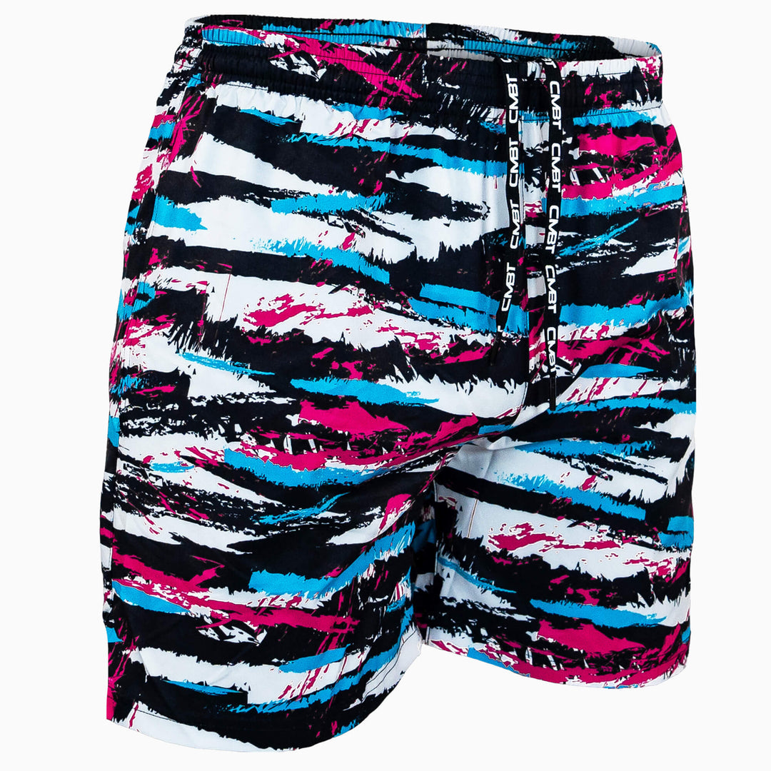 SPRING BREAK TIGER STRIPE CAMO MEN'S PERFORMANCE TRAINING SHORTS V3 | 5.5"